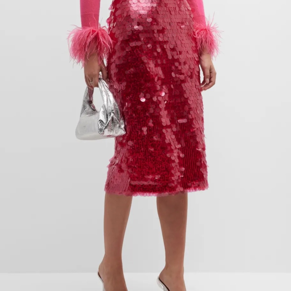 NWT Milly Adley Paillette Skirt